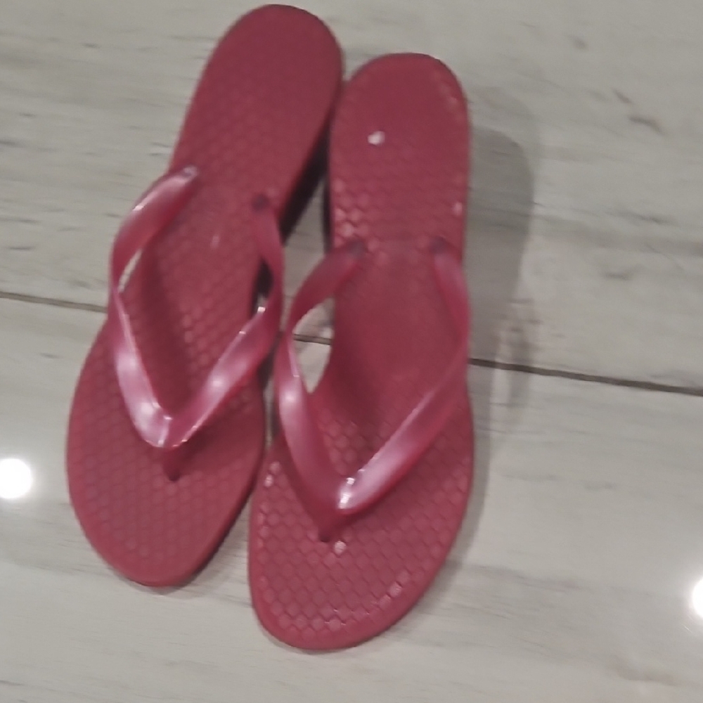 Seychelles Red Flip Flops